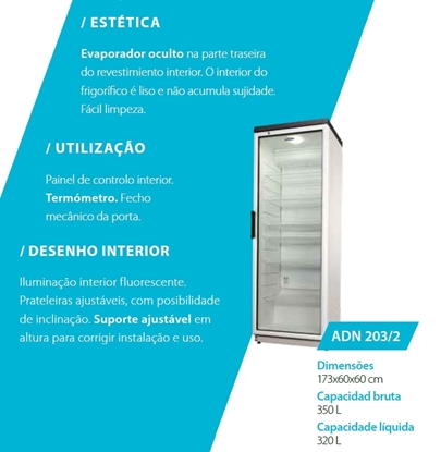 Picture of Frigorifico Porta de Vidro - ADN203/2BP