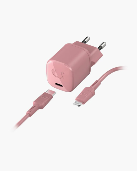 Picture of USB-C Mini Charger 18W + Apple Lightning Cable 1,5m - Dusty - 2WC510DP