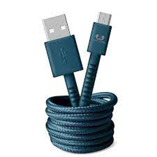 Picture of Cabo USB - Micro USB Fabriq -  1.5m  -  Petrol Blue - 2UMC150PB