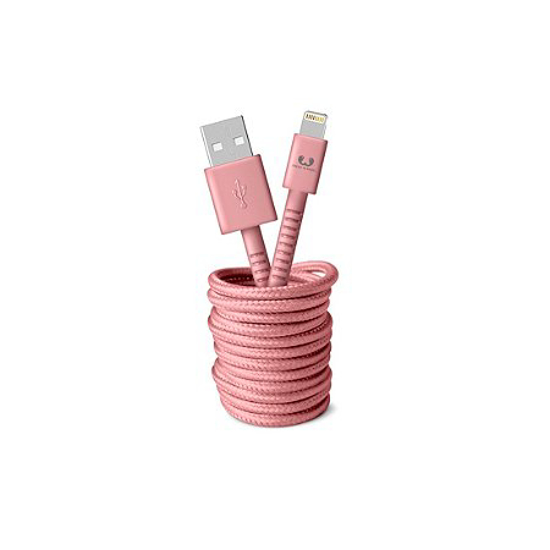 Picture of Cabo USB - Apple Lightning Fabriq -  3.0m  -  Dusty Pink - 2ULC300DP
