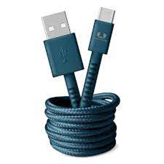Picture of Cabo USB - USB-C Fabriq -  1.5m  -  Petrol Blue - 2UCC150PB