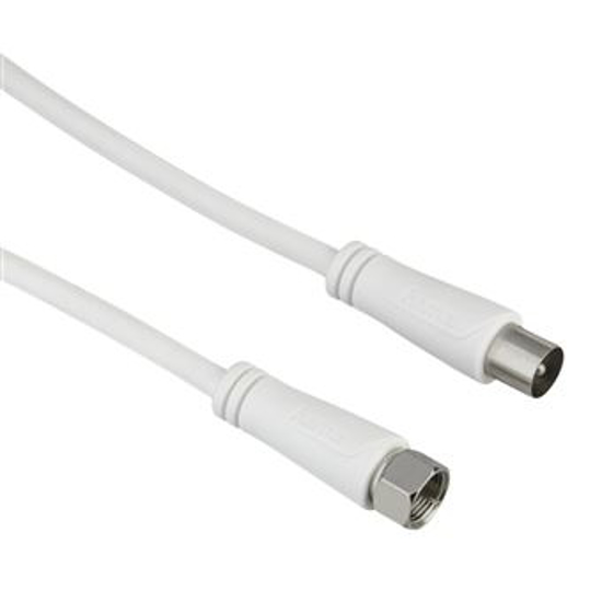 Picture of SAT Connection Cable, F-Plug - Coax Plug, 1.5 m, 90 dB - 00205294