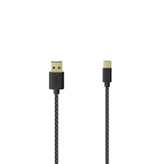 Picture of USB Cable, USB 2.0, Gold-plated, Fabric, 1.50 m, 24 Pcs - 00201001