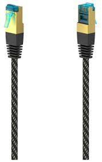Picture of Network Cable, CAT-6, F/UTP Shielded, Gold-Plated, Fabric, 3 - 00201003