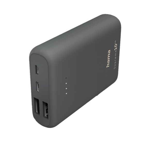 Picture of Supreme 10HD Power Pack, 10000 mAh, 3 Outputs: 1 x USB-C, 2 - 00201668