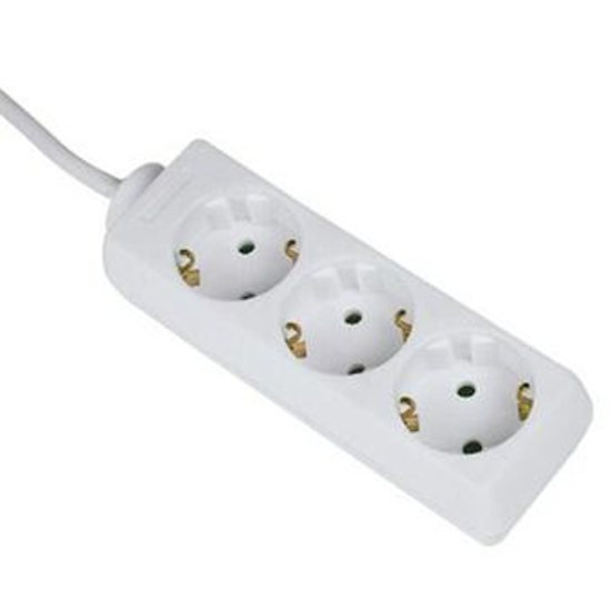 Picture of 3-Way Power Strip, 3 m, white - 00030569
