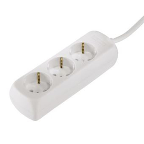 Picture of 3-Way Power Strip, 5 m, white - 00108842